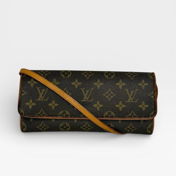 Louis Vuitton Twin Pochette GM Monogram Crossbody Vintage LV Bag - Picture 2 of 10